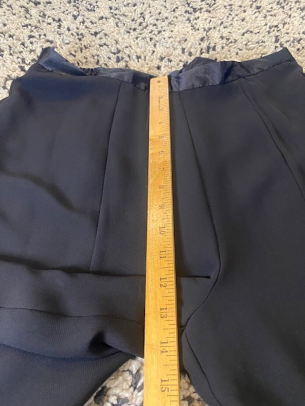 Vintage NWT Dress/ Evening Pants sheer Chiffon w/ lining Black size 14 Wide Leg - Picture 13 of 16